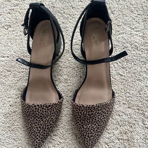 Jessica Cline Shoes Leopard Print Size 9M